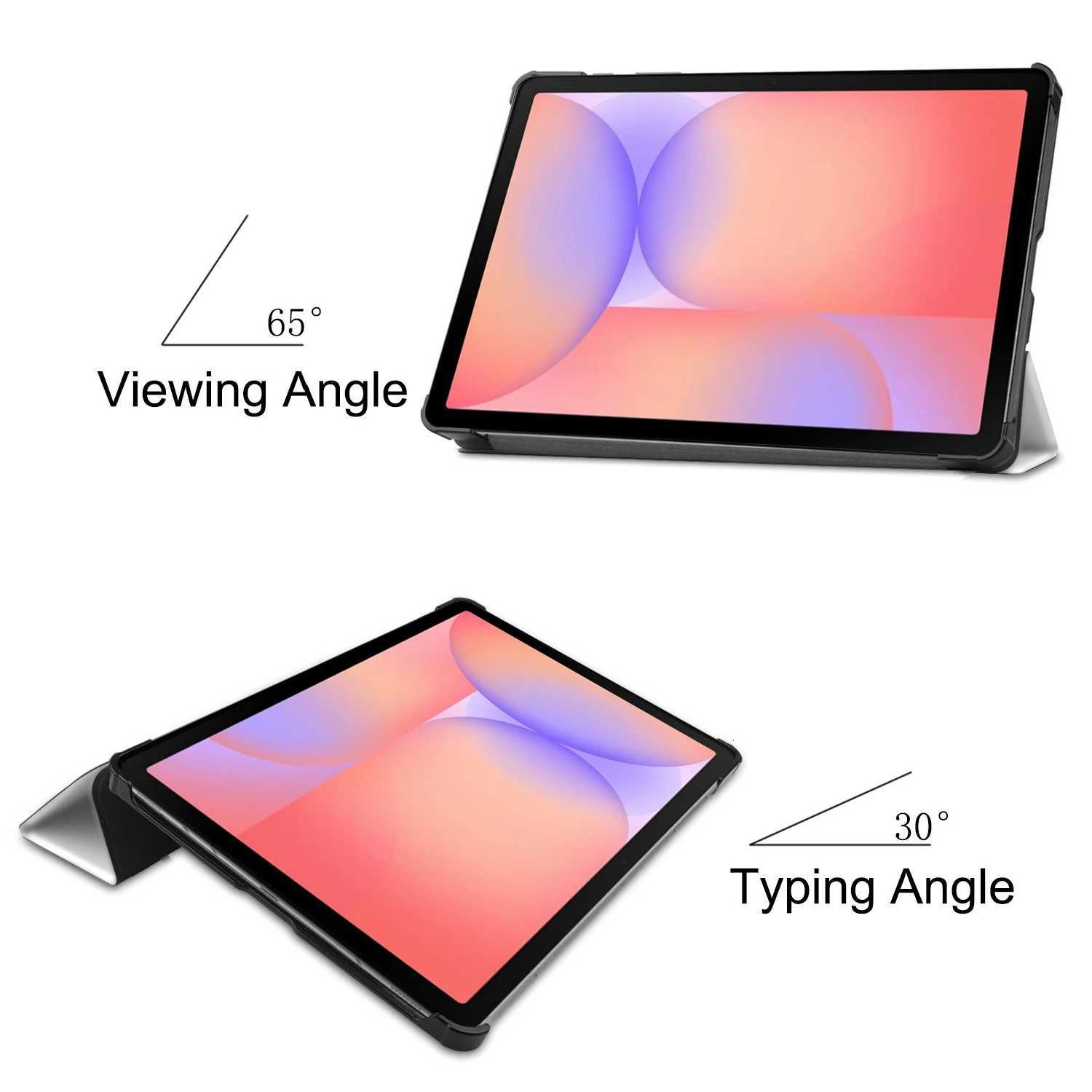For New Galaxy Tab S10 Lite 2025 109 SM-X400 SM-X406B PU Leather Tri-Folding Magnetic Tablet Protective Case H251210