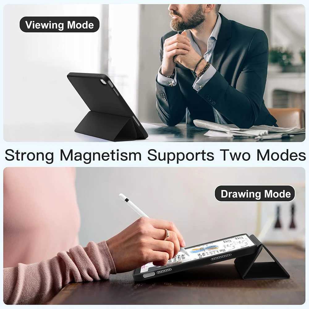 Shockproof Case for Redmi Pad SE 11 2025 with Auto Wake/Sleep Function Foldable Design Soft TPU Material Magnetic Flip Cover H251210