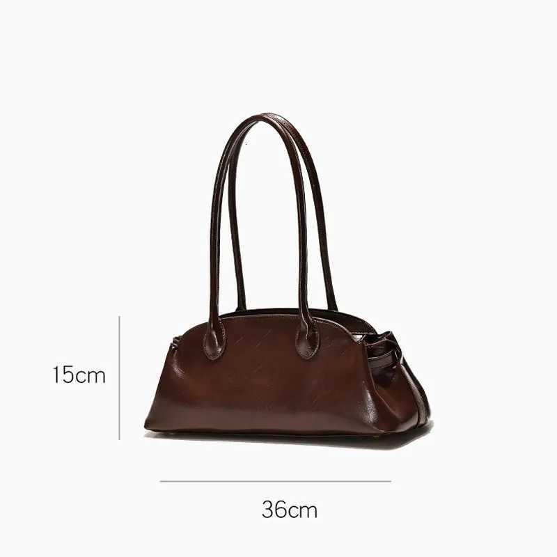 Light Luxury Branded Designer Bowling Bag New High-end Wens Handbag Stylish And Simple Shoder Bag Niche Design Underarm Bag Y251209