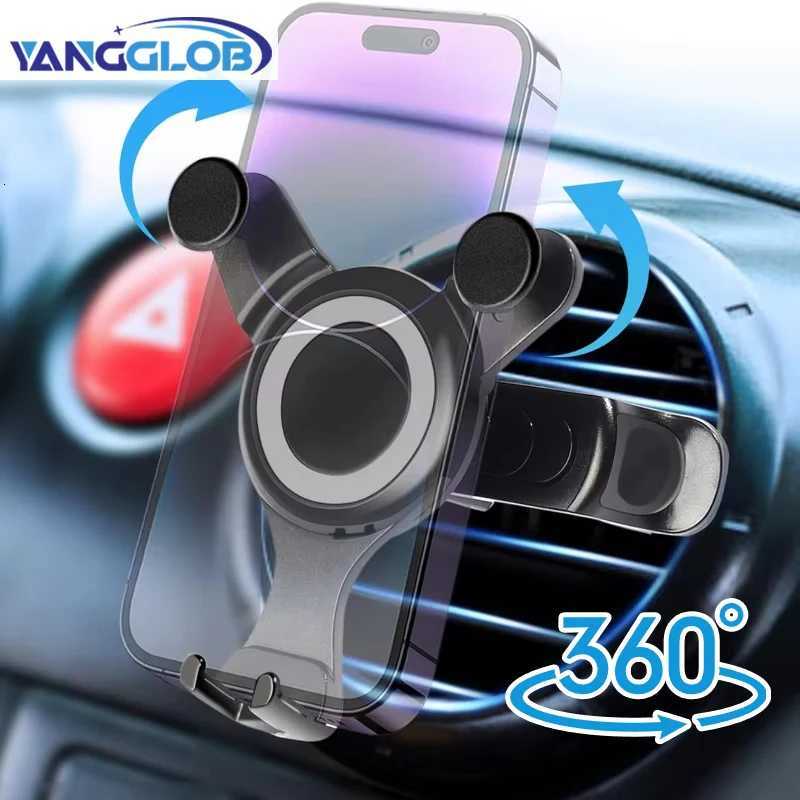 Car Round Air Outlet Holder for Your Mobile Phone for Benz A B C E S Class Gla Glc Gle Gls AMG W205 W213 E200 W247 A250 C251210