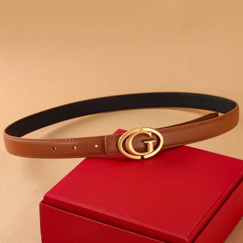 Luxury 2025 New Thin 25mm Luxury Brand Famous belt Designer Fashion Reversible Women Belt Ladies Girdle Leather dress Belt for women Y251210