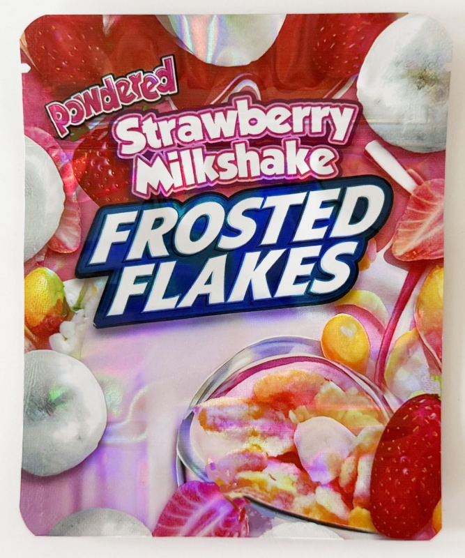 empty mylar bag 3 5 holographic smell proof zipper pouch food storagepackaging stand up foil pack custom