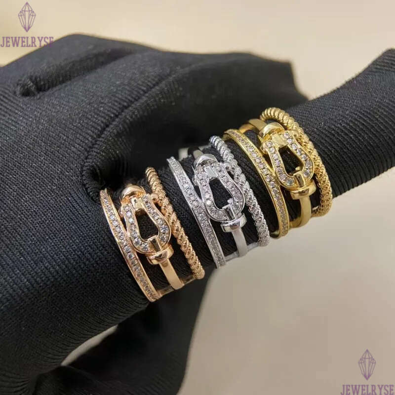 2025 new 18k rose gold luxury retro vintage ring for women mens top grade silver shine crystal diamond spring lover couple rings jewelry