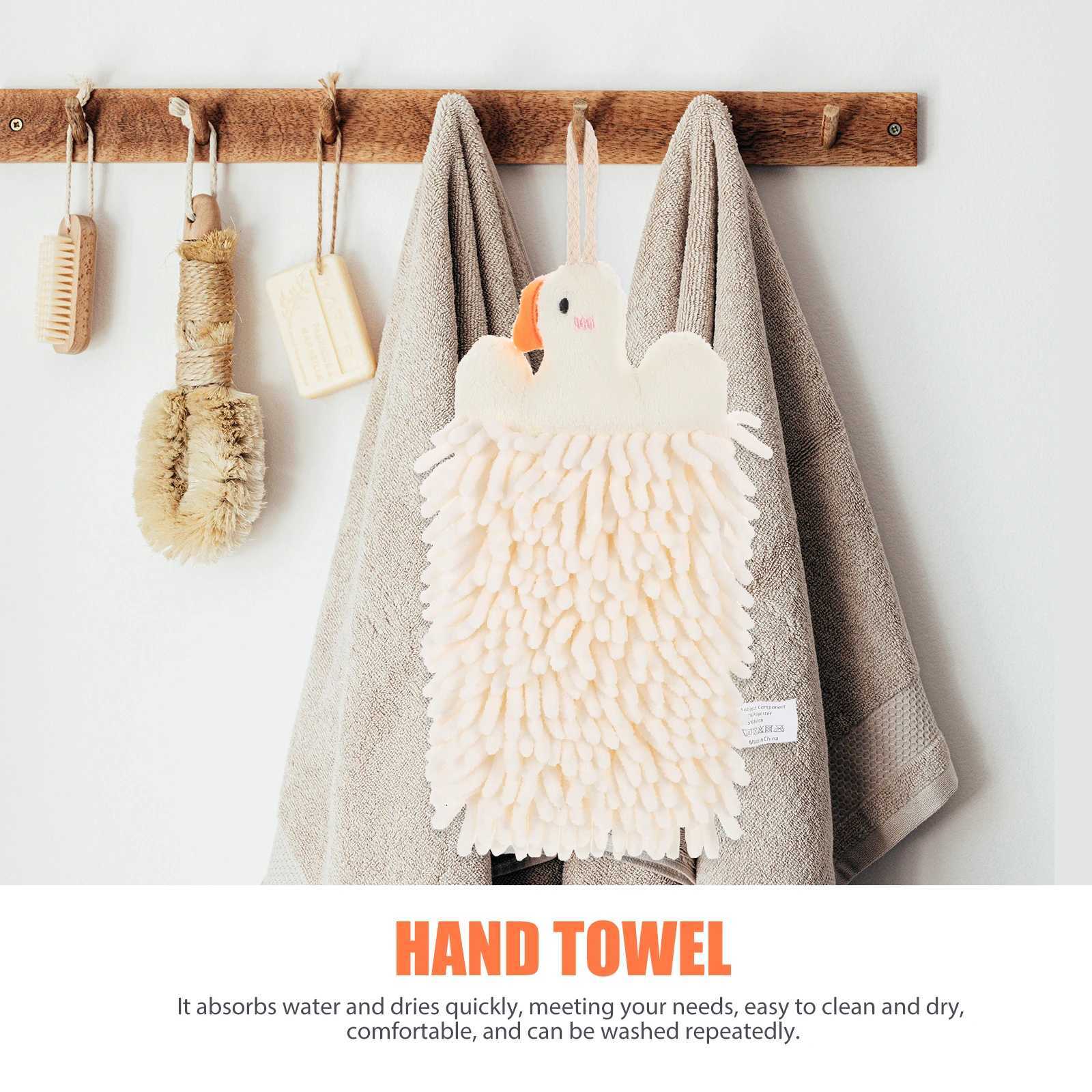 Hanging Chenille Rub Hand Towel Quick Dry Absorbent Soft Comfortable for Bathroom Kitchen Home Use Chenille Rub Hand Towels C251210