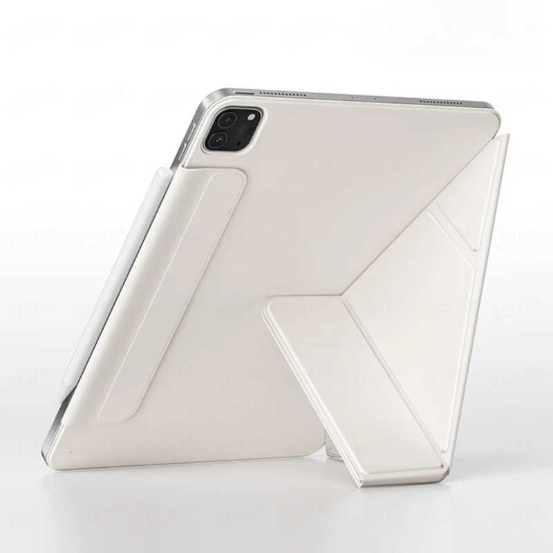 Magnetic Folio for iPad 2024 Pro 11 M4 Case Air 11 M2 Pro 129 13 inch Stand Cover iPad Pro 11 2022 Air 5 4th Generation Clamp H251210