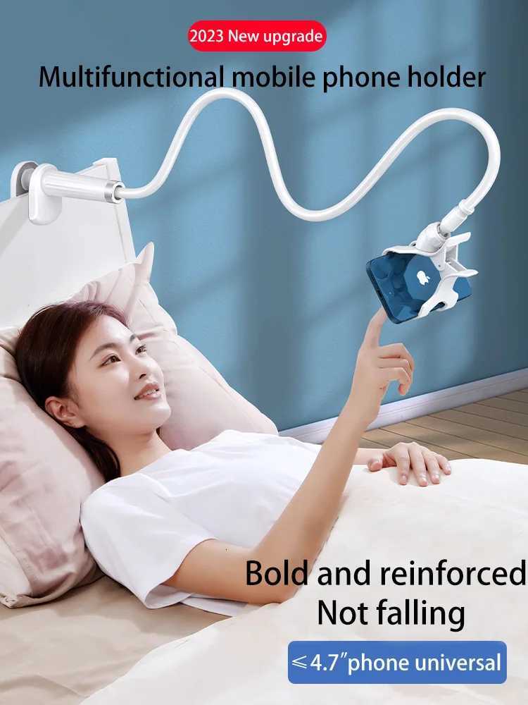 Mobile Phone Holder Stand Portable Lazy Bed Desktop Bracket Desk Mount Stand Base For iPhone Cpatible 4-71inch C251210