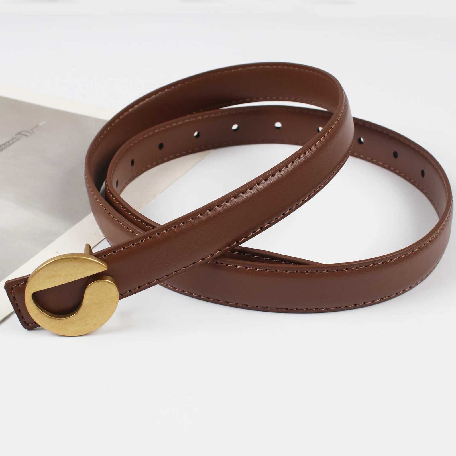 Luxury Womens belt elegant high-quality luxury brand designer belt vintage style 23 cm wide waist suitable for dresses and jeans Y251210