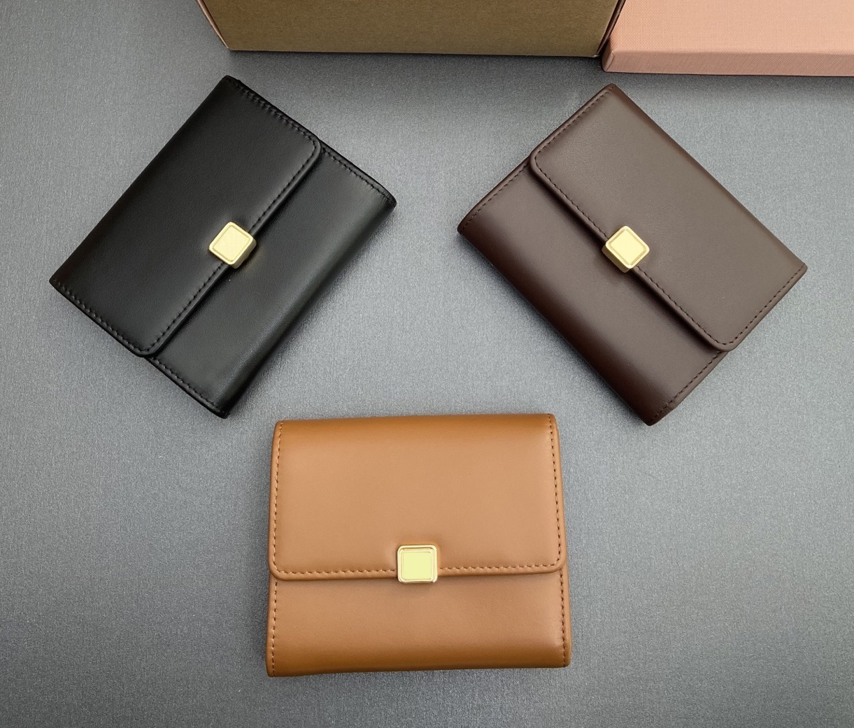 Black Leather Clutc… - image