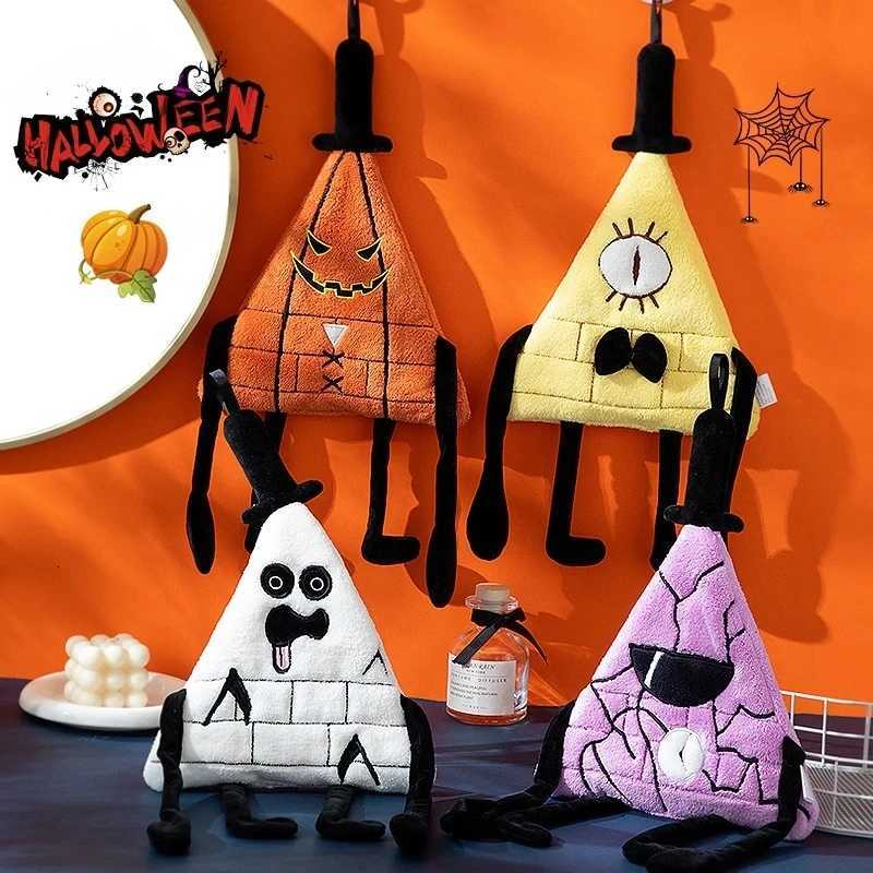 Halloween Theme Hand Towel Super Absorbent Kitchen Towel Cartoon Pumpkin Vampire Hand Towels Kitchen Bathroom Rag Dishcloth C251210