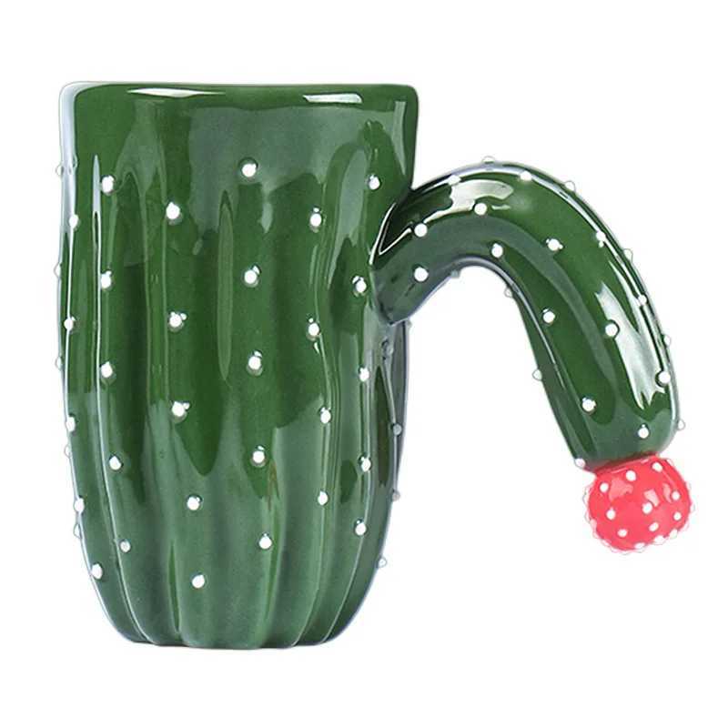 Halloween Ceramic Cups Cute Cartoon Cactus Cups Home Office Coffee Latte Milk Cups Drinks Halloween Best Friends Gift Mugs C251210