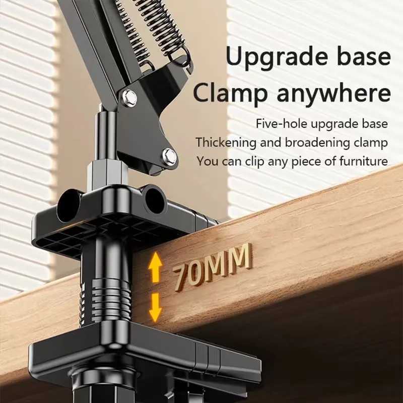 Over Desktop Magnetic Bed Phone Holder For iPhone 12 13 14 15 16 Pro Max Adjustable Long Lying Shooting Cradle C251210