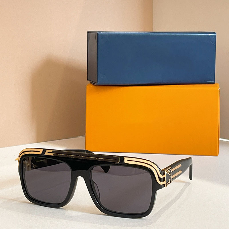 Z2880U Millionaire Square Sunglasses Designer Mens Womens Square Luxury Sunglasses Injection Frame Enamel S-shaped hinge Fashion Party Business Style UV400