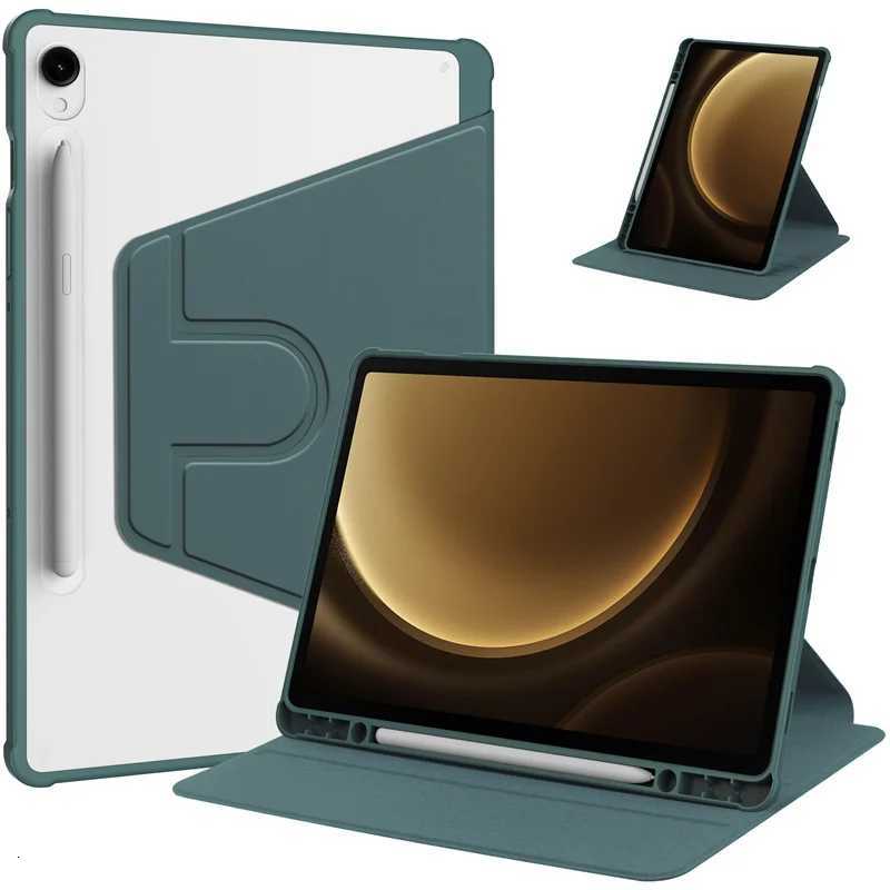 Funda For Galaxy Tab S10 Lite Case with Pen Holder 360 Rotating Acrylic Clear Hard Tablet For Galaxy Tab S10 Lite Cover H251210