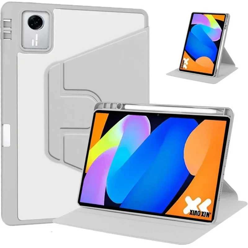 For Idea Tab 11 Case with Pencil Holder 360 Rotating Acrylic Stand Tablet Cover For Idea Tab 11 tb336fu tb336zu Case H251210