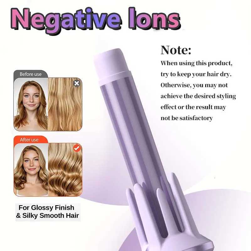 Automatic Rotating Curling iron PTC heated Professional Curling iron Portable Air rotating negative ion wave curling ironT251210