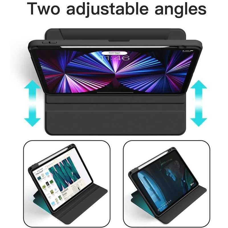 360 Rotation Case For iPad 102 7/8/9thiPad 10th/11th A16Air 4 5 109 Magnetic Cover For Pro 11 129 13 Stand Case Shockproof H251210