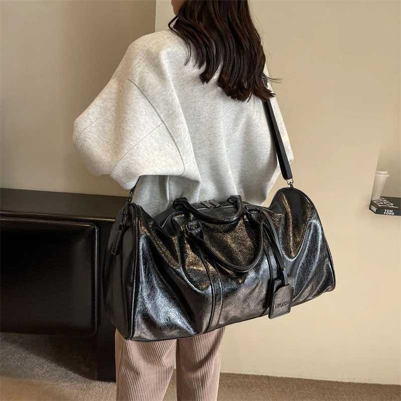 Wen PU Fitness Bag Gym Handbag Men Leisure Sports Tote Shoder Crossbody Large Capacity Swimming Yoga Travel Workout Duffel Y251209