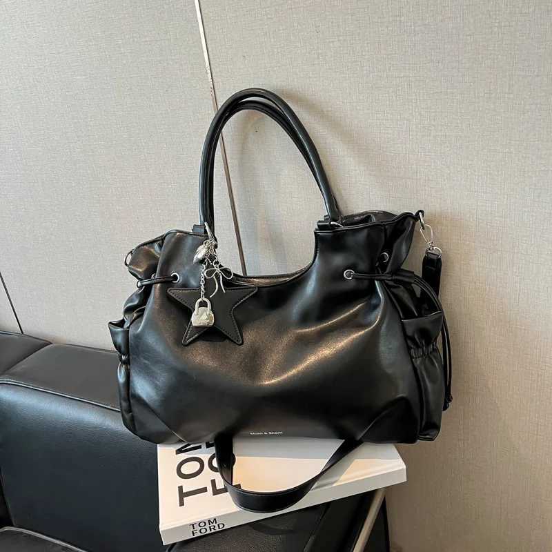 Luxury Designer Wens Tote Bag Autumn Winter Large Capacity Ipad Pouch Briefcase Korean Drstring Travel Handbags Y251209