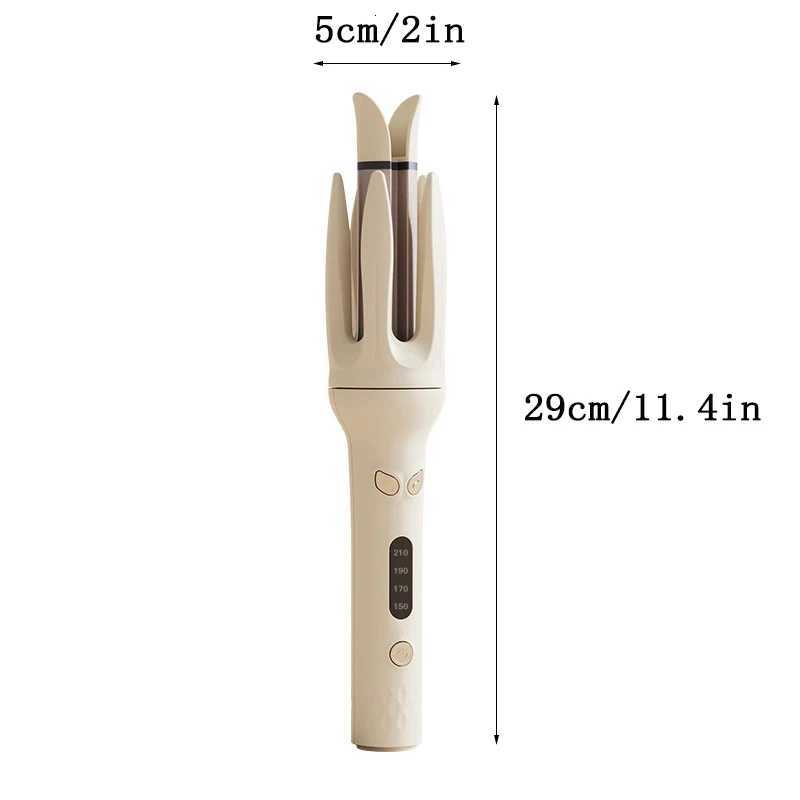 Automatic curling iron 28 mm barrel 4 temperature modes negative ion generator smart timer and sensorUS PlugsT251210