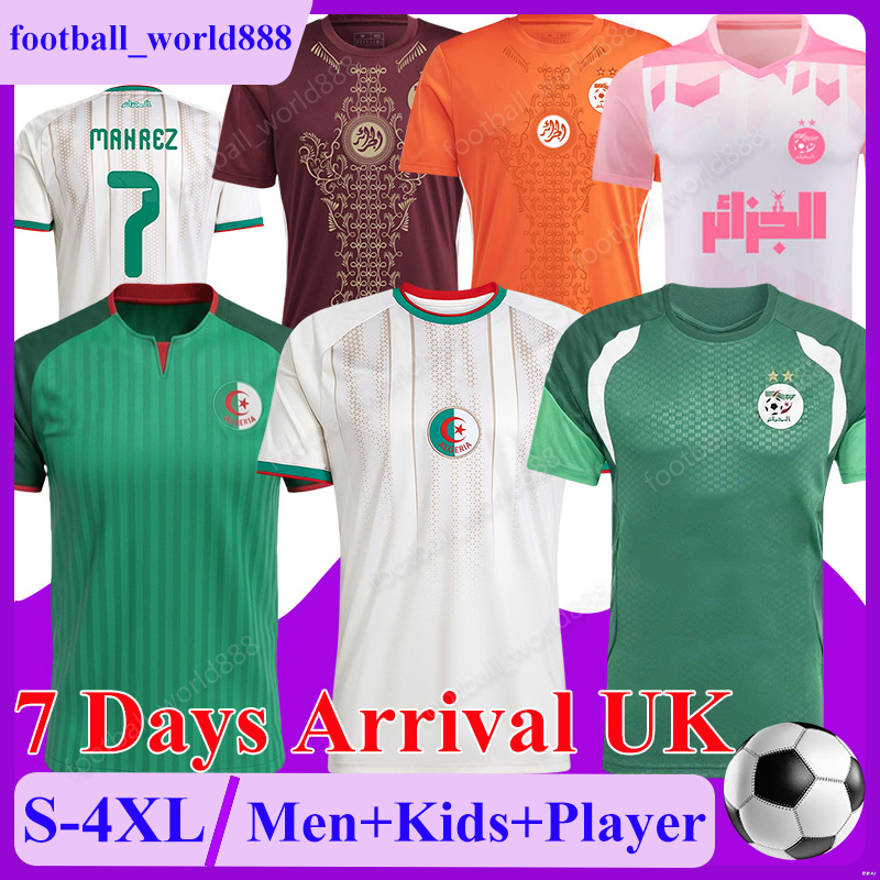 XXXL 4XL Algeria 2026 2027 Soccer Jerseys AMOURA World Cup BOUNEDJAH AOUAR MAHREZ Football Shirts MANDI football kits HADjAM ZERROUKI CHAIBI Men Kids Kit Socks Sets