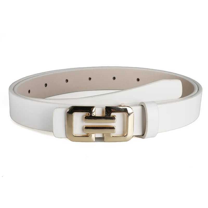 Luxury Womens Faux Leather Belts with Golden Buckle - Adjustable Casual Thin Belt for Jeans Pants Skirts - Durable Fashion Accessory Y251210