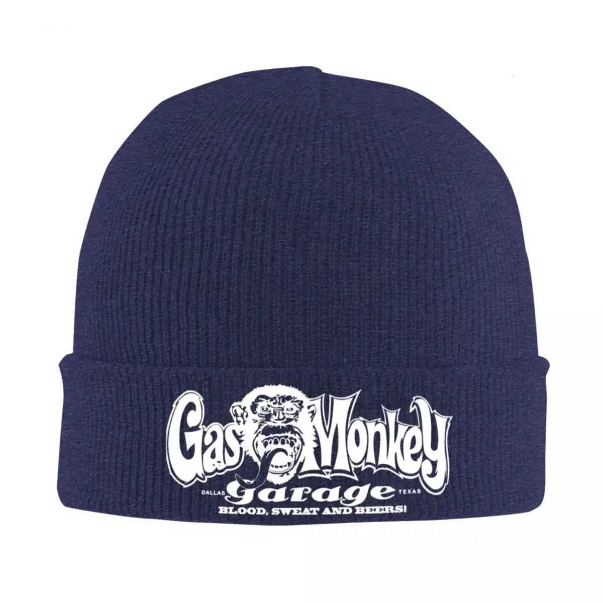 Luxury Hot Rods Motorcycles Racing Knitted Caps Womens Mens Beanie Winter Hat Acrylic Gas Monkeys Garage Warm Cap Y251209