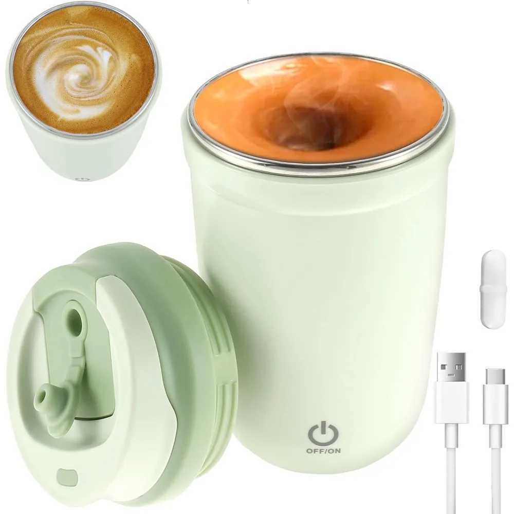 400ML Automatic Electric Stirring Coffee MUgs Portable Rechargeable Stirring MUg Electric Blender for Office Travel MUg C251210