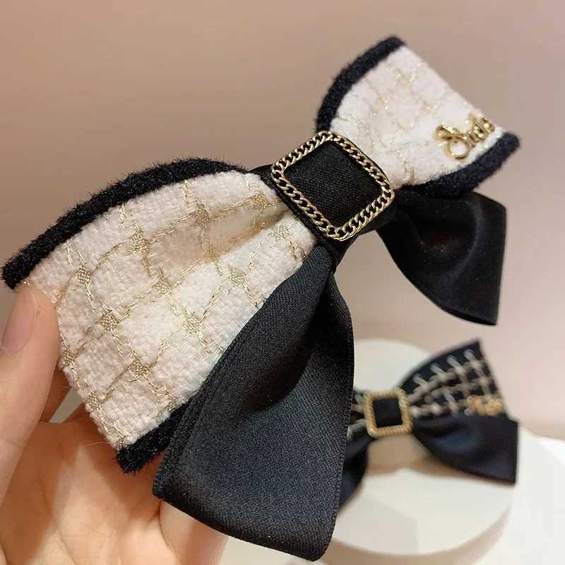 Rhinestone Crystal Pearl Big Hair Clip Hairpin Bow Knot Plaid Dot Barrette For Wen Girl wer Accories Wholes Y251210
