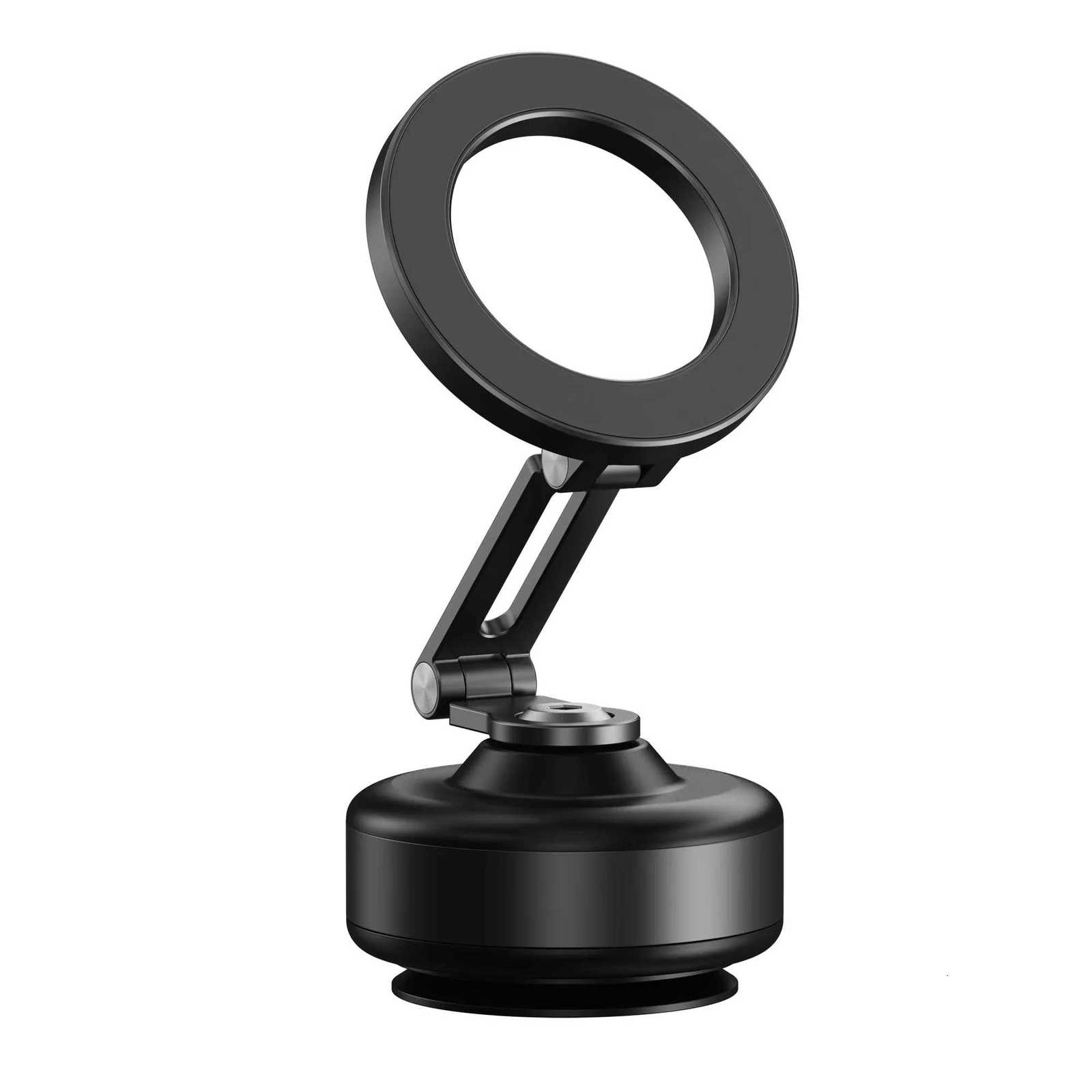 Magnetic Vacuum Adsorption Car Mount Mobile Phone Holder Foldable 360 Degree Rotation Aluminum Alloy Suitable for Smartphones C251210