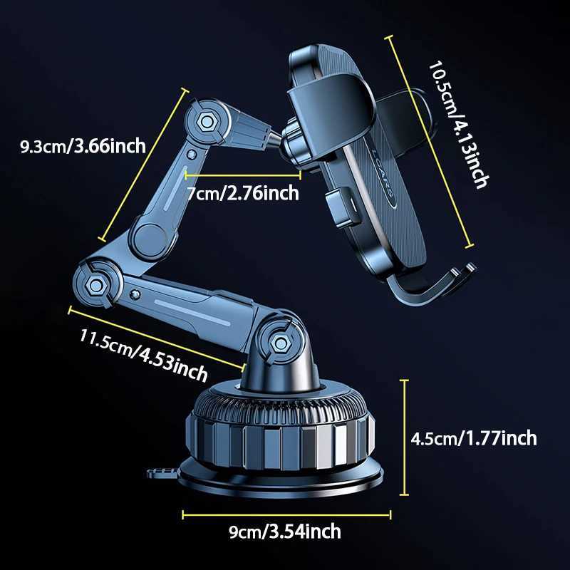 New Car Phone Mount Stable Anti Vibration Suction Cup Stand Rotatable Universal Dashboard Holder for Pickup Truck SUV C251210