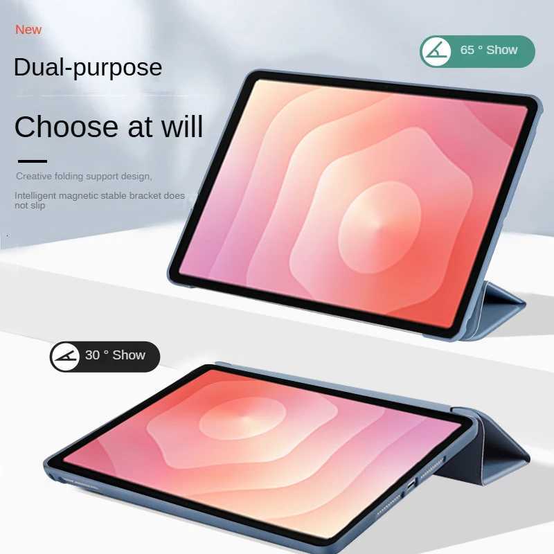 For Galaxy Tab S11 11 inch 2025 Case Magnetic Folding PU Stand Soft TPU Back Cover 5G SM-X730/SM-X736 11 Tablet Cases H251210