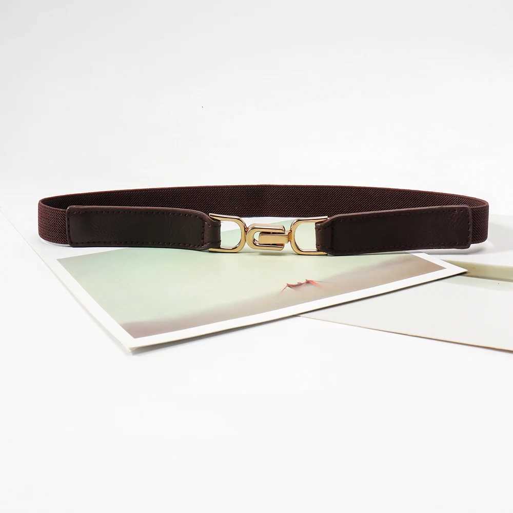 Luxury Women Skinny Belt for Dresses Ladies Fashion Elastic Belts Waist Band Cinch Waistband Y251210