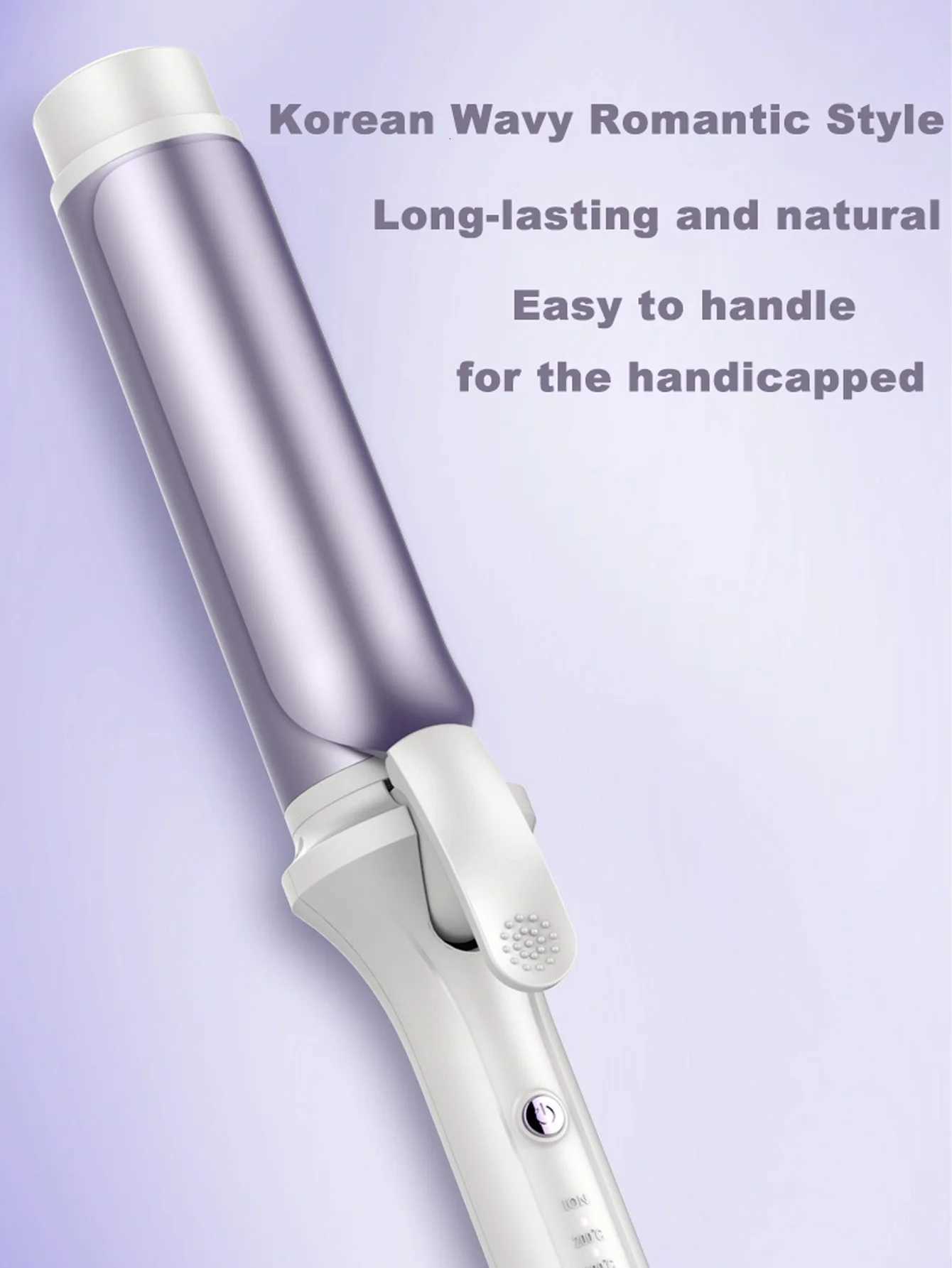 Negative Ion Curling Wand 40mm Large Volume Hair Harmless Long Lasting Styling Wave Bangs Large Perm WandT251210