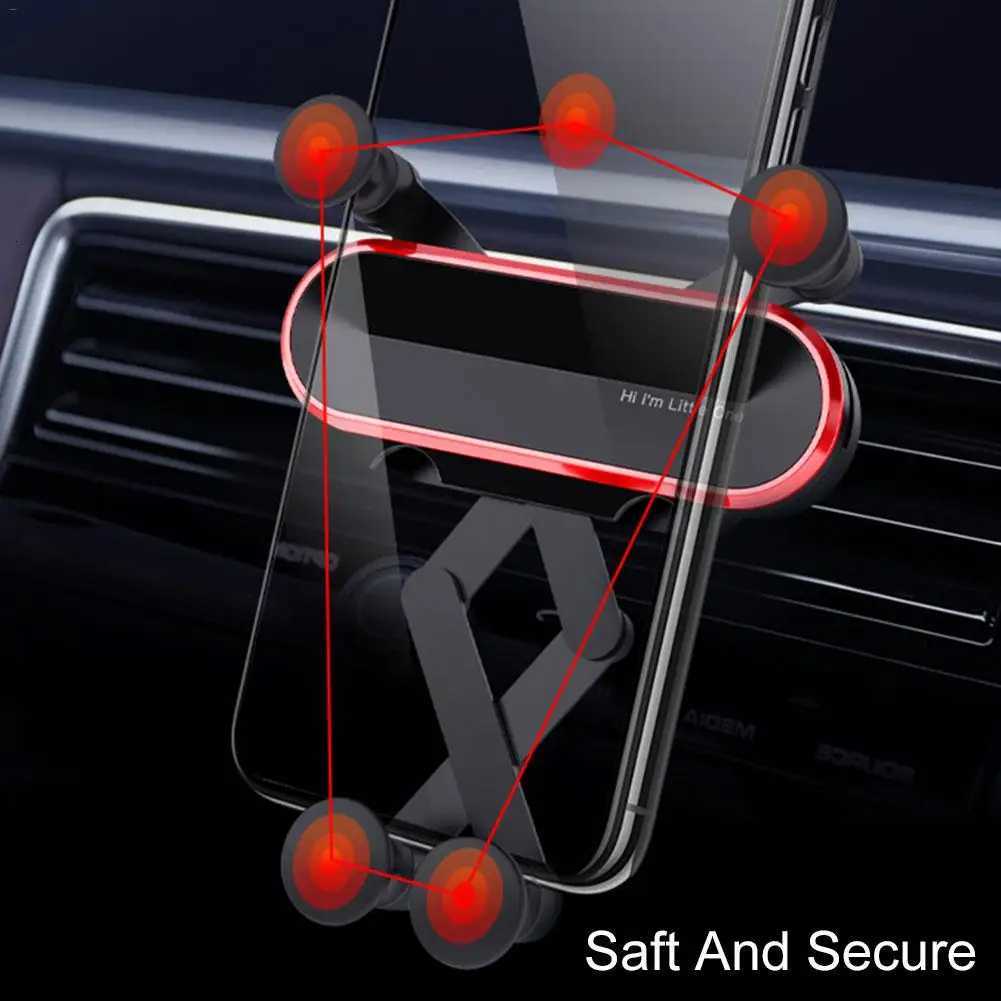 Little One Gravity Car Holder For Phone In Car Air Vent Clip Mount No Magnetic Mobile Phone Holder GPS Stand For IPhone XS MAX C251210