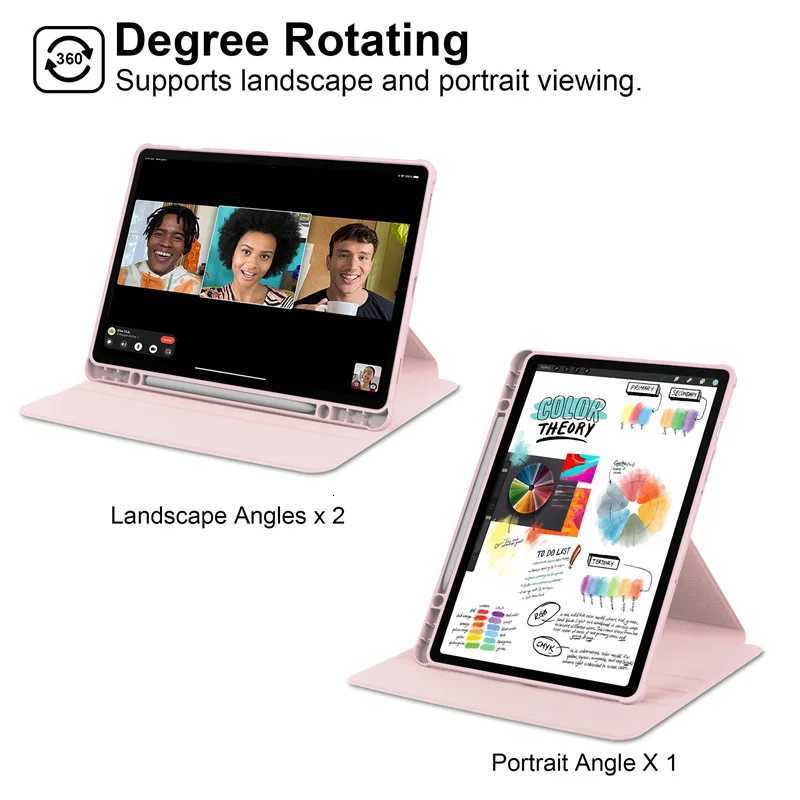 Funda For Galaxy Tab S10 Lite Case with Pen Holder 360 Rotating Acrylic Clear Hard Tablet For Galaxy Tab S10 Lite Cover H251210