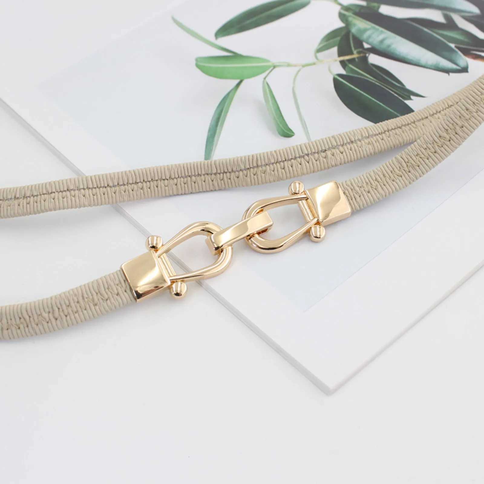 Luxury Famous Brand Belts Quality Luxury WomenS Belt WomenS Inset Style Decoration Gold Hook And Skirt Slim Waist Y251210