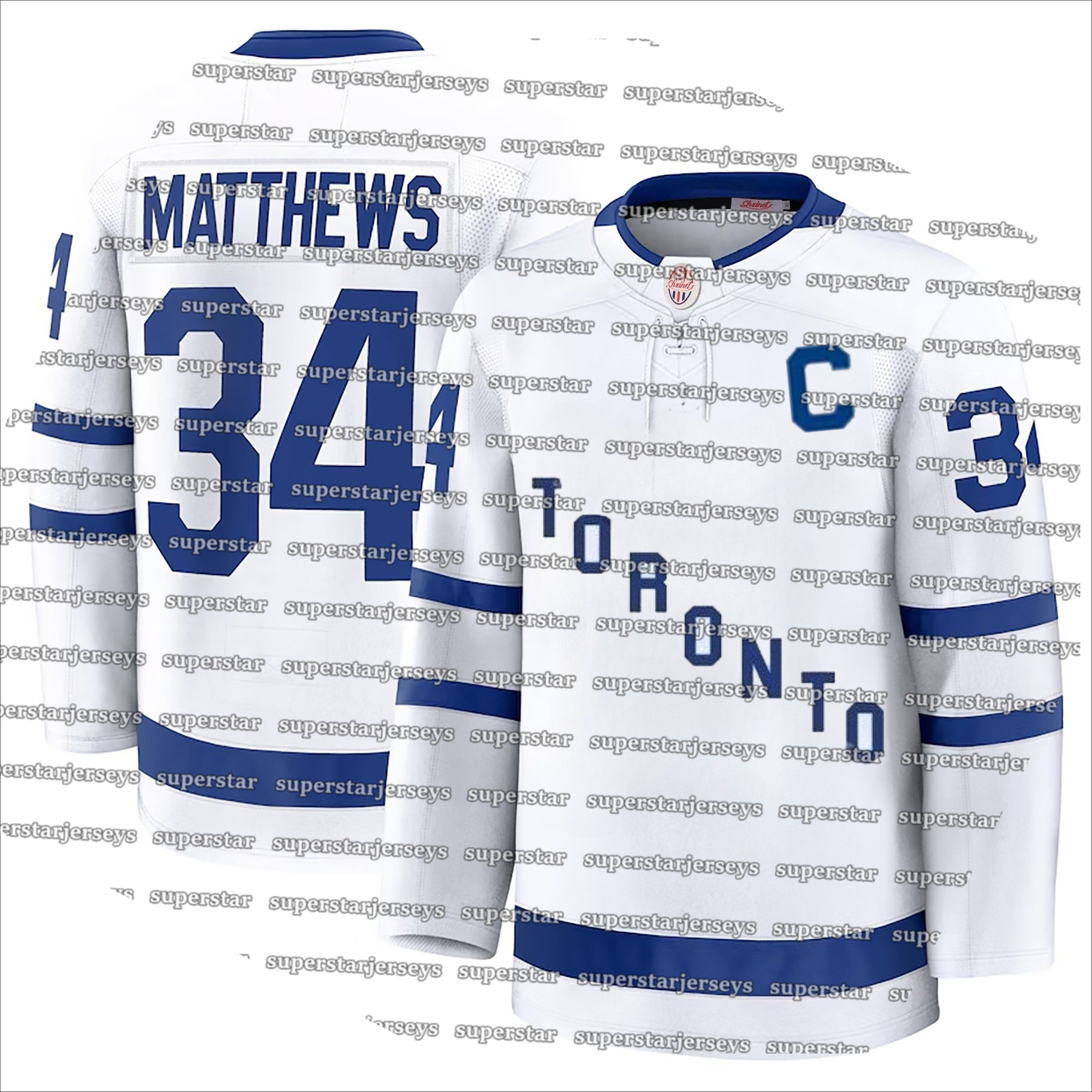 Custom 2026 Hockey Jersey Nylander Tavares Knies Robertson McCabe Maccelli Myers Robertson McMann Sweater Double-Reinforced Stitching Casual Wear