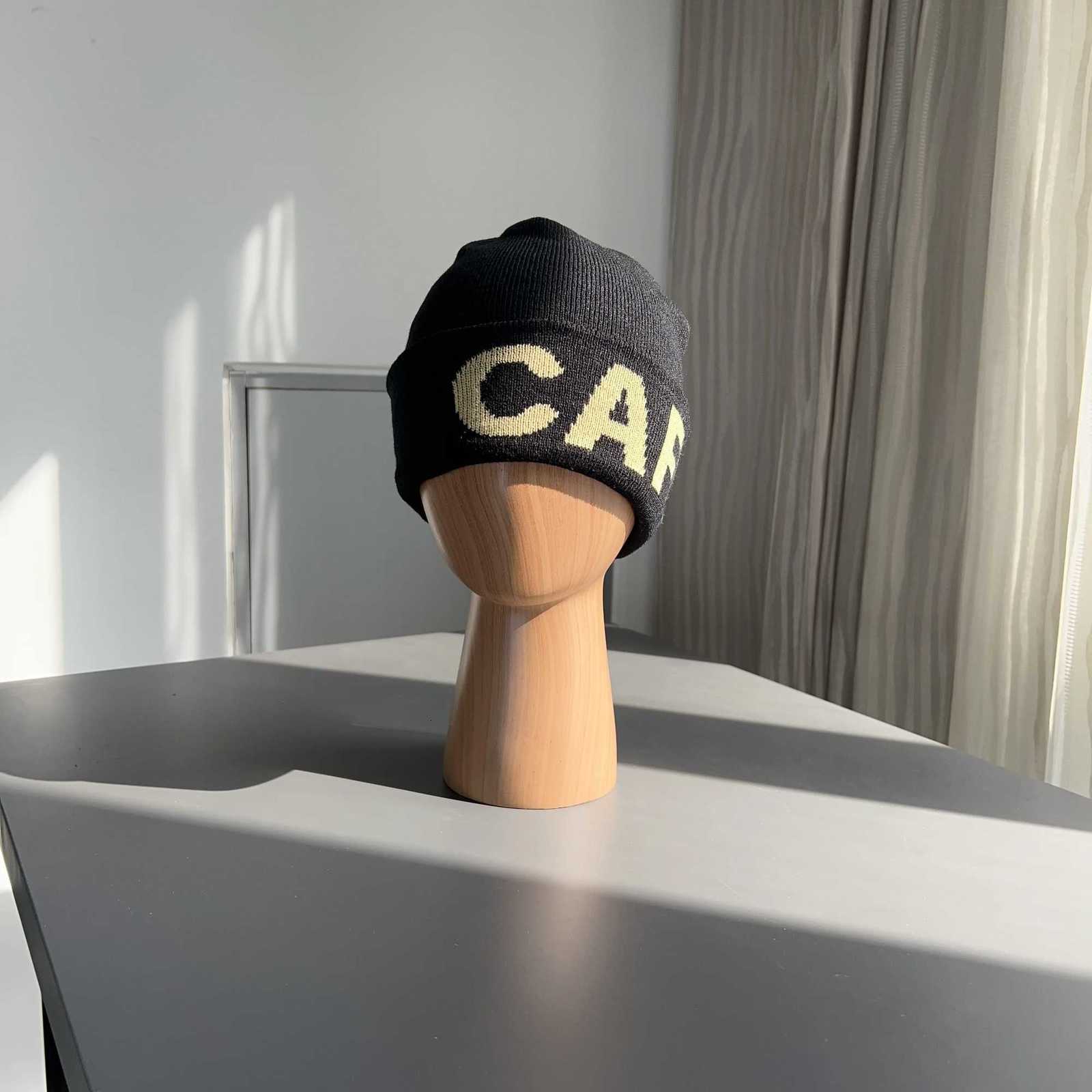 Luxury Coffee Brand Winter CAFE Beanie Hat Cleanfit Men and Women Hombre Kpop Knitted Bonnet Y251209