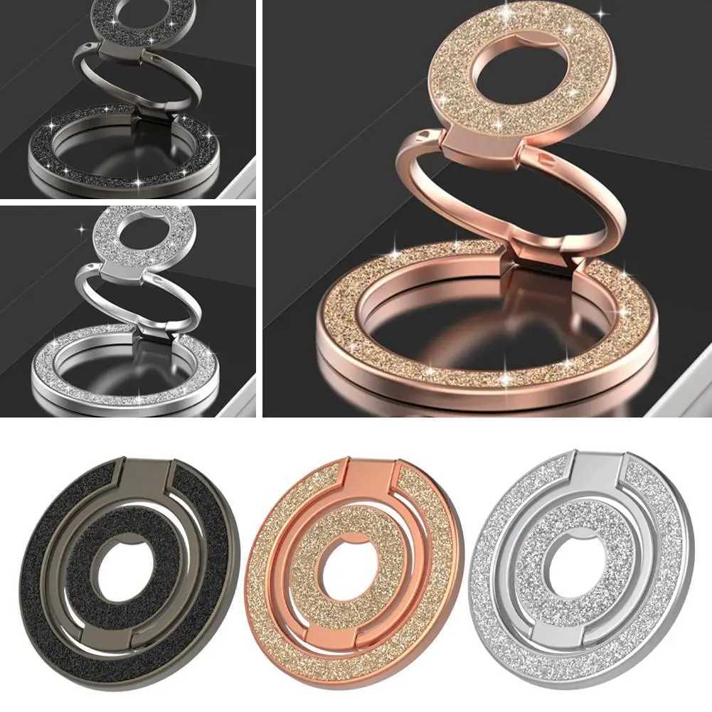 NEW Double-Sided Magnetic Phone Stand Ring Holder Kickstand Magnet Grip For iPhone 16 15 14 13 12 Pro Max Gym Car Holder C251210