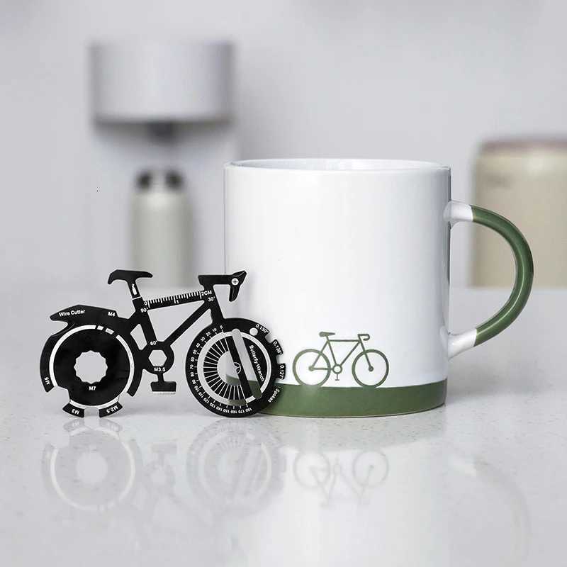 Creative Gift Outdoor Multi Functional Tool Coffee Mug Set Bicycle Design Novelty Cups Perfect Gift Ideas for Dad and Men C251210