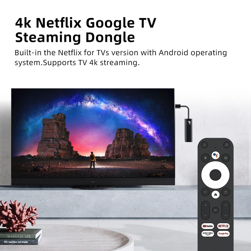 Android 11.0 TV Box, DCOLOR Smart TV Box Certified Ultra 4K HDR 2GB 16GB Support 2.4G 5.0G WiFi BT 5.0 with Amlogic S905Y4-B Google Assistant for Home