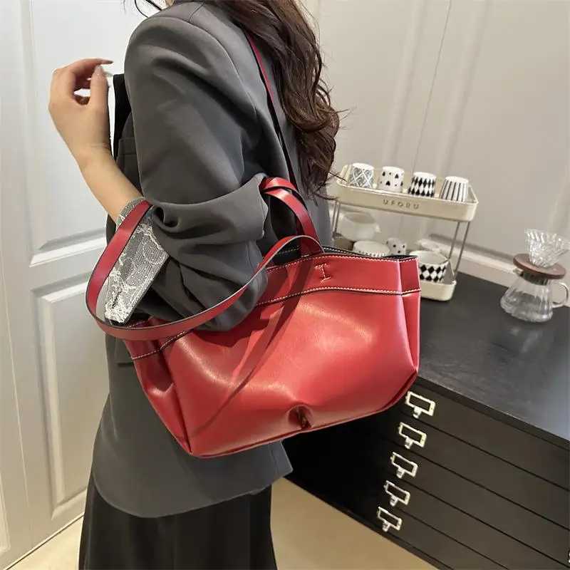 Ctemporary Casual Tote Set Vibrant Solid Color Large Handbag Mti-functial Shoder Bag for Wen Cmuters Ideal Gift Y251209