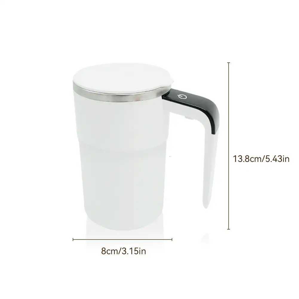 1Pc TYPE-C Rechargeable 155mAh Battery 304 Stainless Steel Automatic Stirring Cup Portable Coffee Mug with Temperature Display C251210