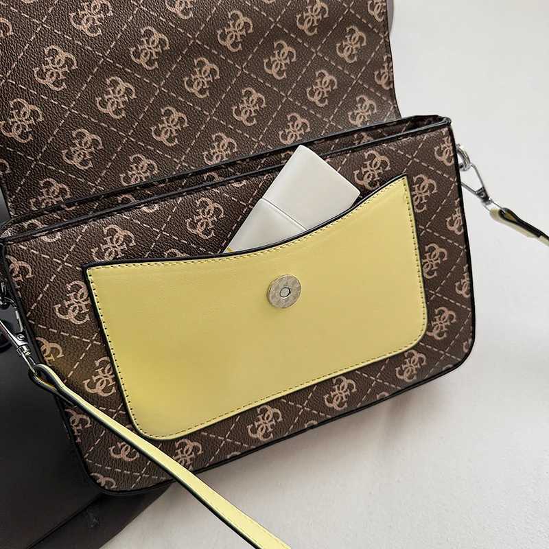 Classic Parisian-Inspired Leather Crossbody Bag Elegant Minimalist Handbag Wen Vintage Letter Casual Luxury Messenger Y251209