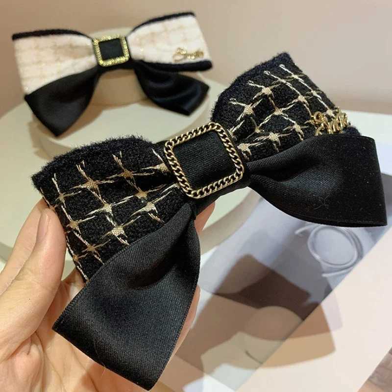 Rhinestone Crystal Pearl Big Hair Clip Hairpin Bow Knot Plaid Dot Barrette For Wen Girl wer Accories Wholes Y251210