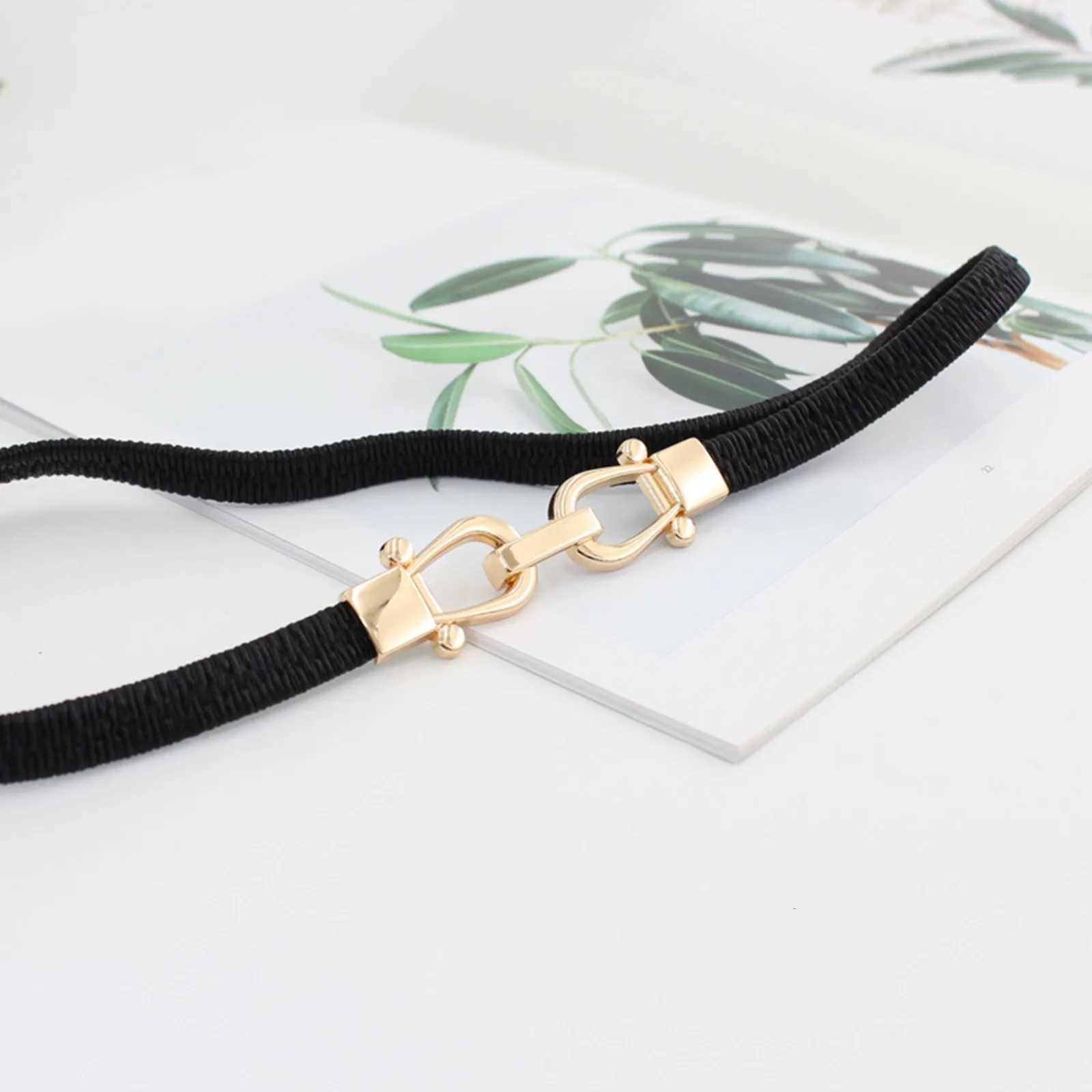 Luxury Famous Brand Belts Quality Luxury WomenS Belt WomenS Inset Style Decoration Gold Hook And Skirt Slim Waist Y251210