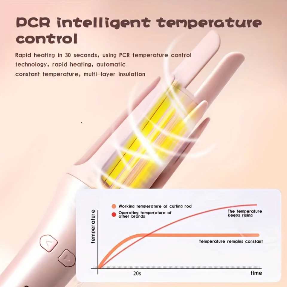 Fully Automatic Curling Rod For Perm Large Curls Large Waves Bangs Curling Machine No Harm To Hair Negative Ion DormitoryT251210