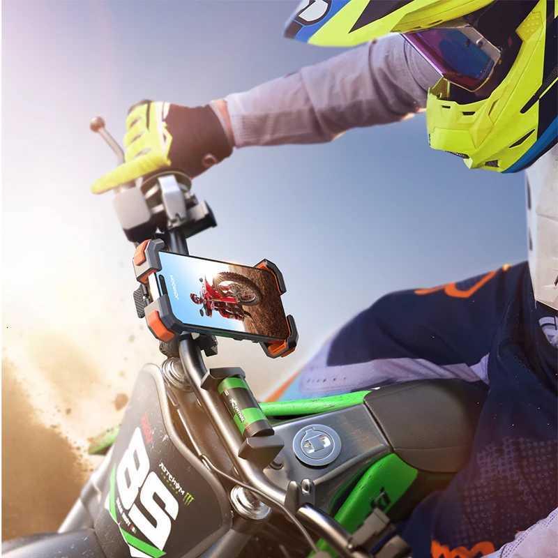 Joyro Motorcycle Phone Mount Adjustable Cell Bike Holder Bicycle Scooter Handlebar Cradle Clip Upgrade Phone Holder Mount C251210