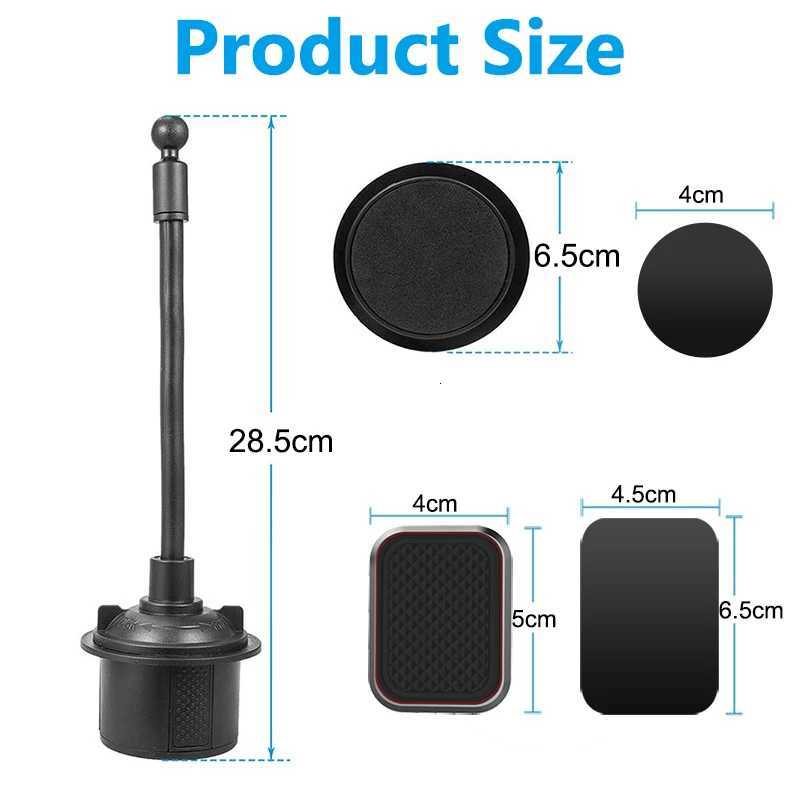 Adjustable Gooseneck Cup phone Holder Magnetic Car Cup Holder Phone Mount Long Phone Cup Holder For Redmi Note 7 GPS C251210