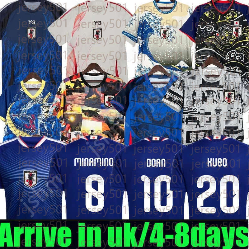 Japan jersey 2026 World Cup Soccer Jerseys Classic Cartoon Tracksuit MINAMINO TOMIYASU TSUBASA u0026 More - Breathable Football Shirt for Fans player 